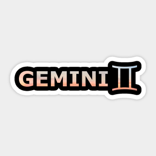 GEMINI (air) Sticker